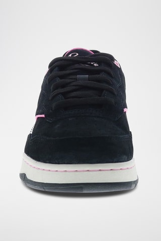 Nubuck Basketbalschoenen Barbie BB 4000 II - Zwart en Roze