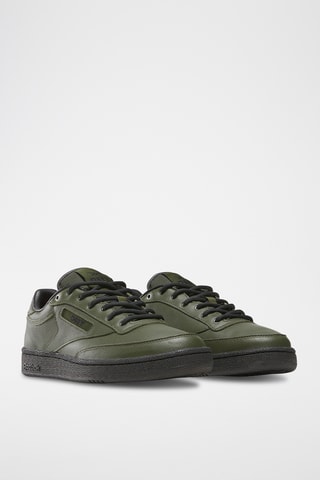 Leren Basketbalschoenen Club C 85 - Groen