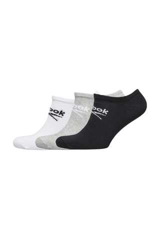 3 Paar Enkelsokken Classic Core - Zwart en Wit