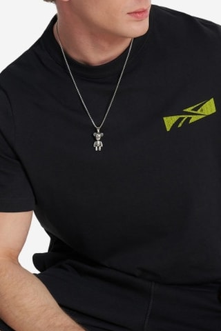 Wijd T-shirt Not A Spectator - Zwart