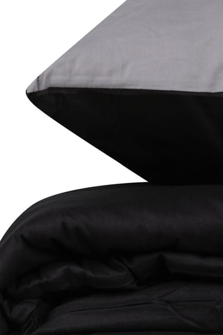 Overtrekset Plain Zwart