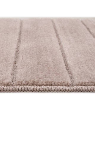 2 Badmatten Yeni Cizgili - Beige - 50 x 80 cm en 40 x 50 cm