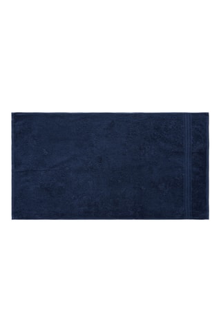 4 Gastendoekjes List - Marineblauw - 50 x 90 cm