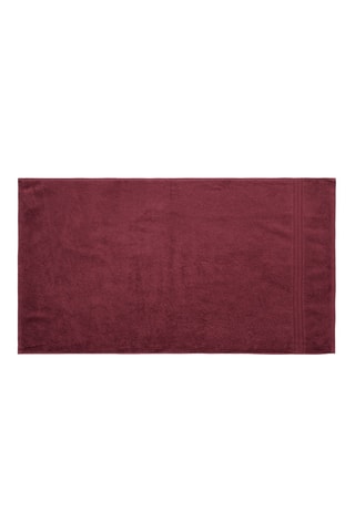 4 Gastendoekjes List - Bordeauxrood - 50 x 90 cm