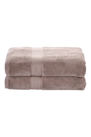 2 Douchelakens Check - Beige - 70 x 140 cm