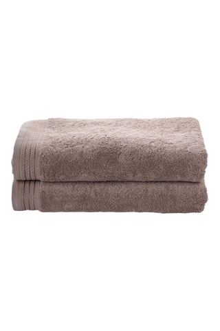 2 Douchelakens Unceasing - Beige - 70 x 140 cm