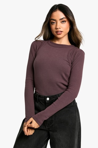 Pull trompe-l'œil - Bordeaux