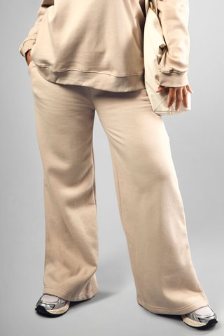 Broek Wide Legs - Beige
