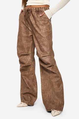 Pantalon ample - Marron clair