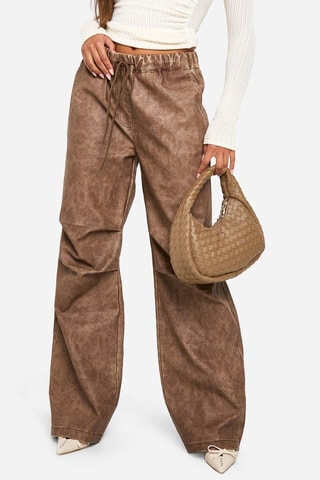 Pantalon ample - Marron clair