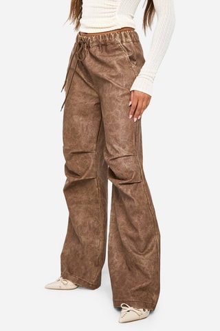Pantalon ample - Marron clair