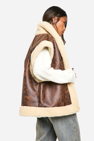 Veste sans manches - Marron