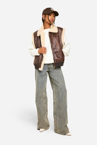 Veste sans manches - Marron