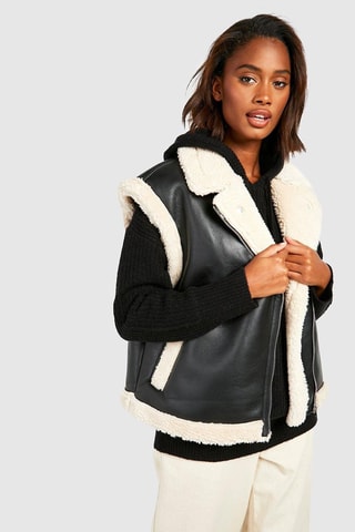 Veste sans manches - Noir