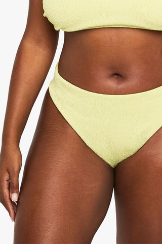 Bikinibroekje Hoge Taille - Olijfgroen
