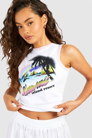 Crop top - Blanc