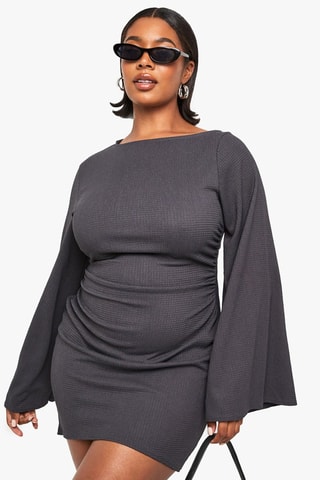 Robe fourreau - Gris foncé