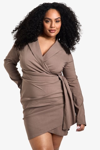 Robe patineuse - Taupe