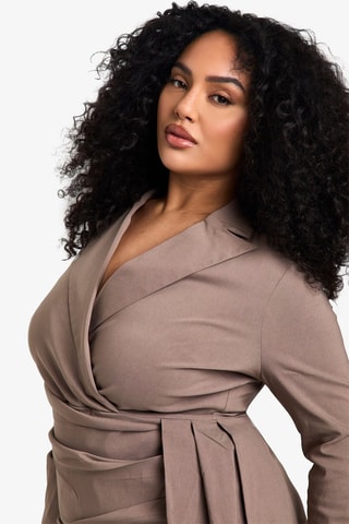 Robe patineuse - Taupe