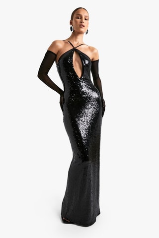 Robe longue - Noir
