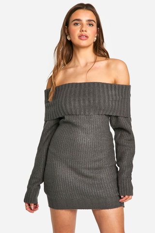 Trui-jurk - Antraciet