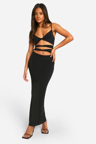 Robe fourreau - Noir