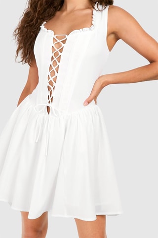 Robe patineuse - Blanc