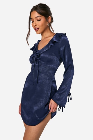 Robe droite - Bleu marine