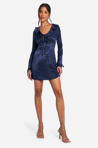 Robe droite - Bleu marine