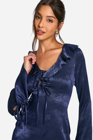 Robe droite - Bleu marine