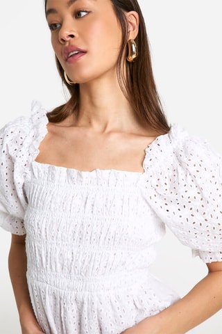 Robe patineuse - Blanc