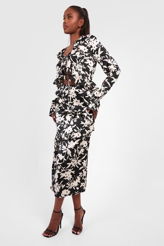 Robe midi - Noir