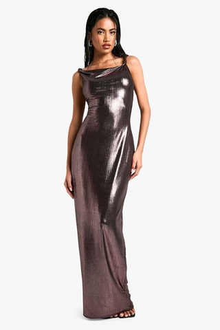 Robe longue - Marron