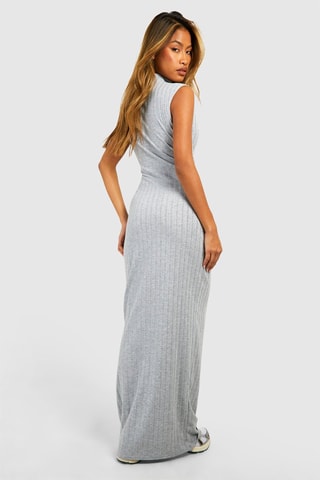 Robe pull - Gris clair