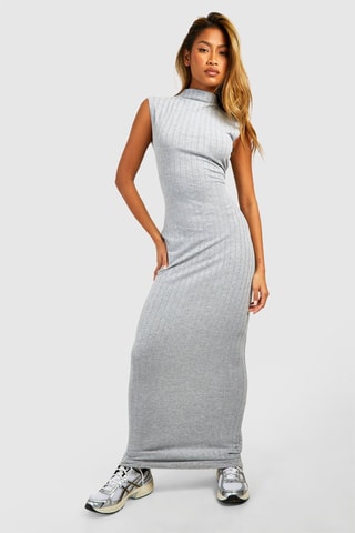 Robe pull - Gris clair