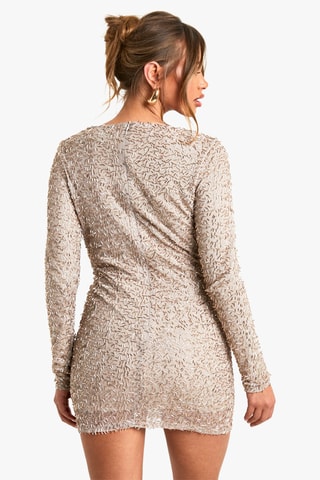 Robe fourreau - Beige