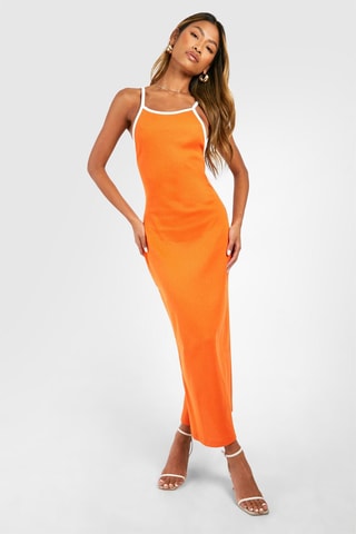 Robe longue - Orange
