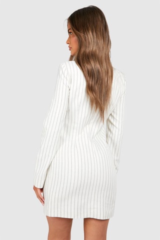 Blouse-jurk - Ivoorkleurig