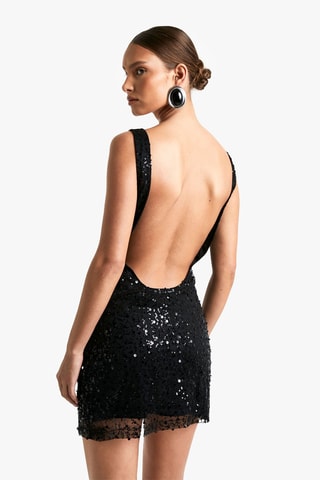Robe fourreau - Noir