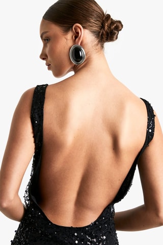 Robe fourreau - Noir