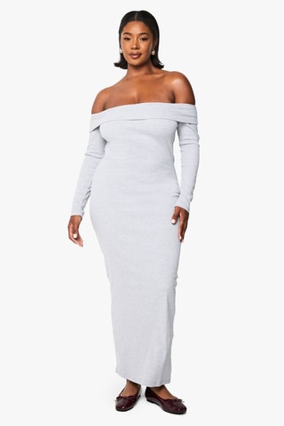 Robe pull - Gris clair