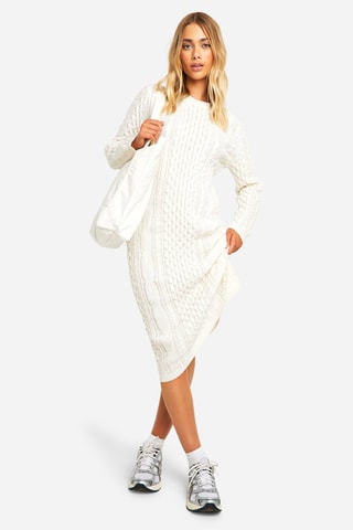 Robe pull - Ecru
