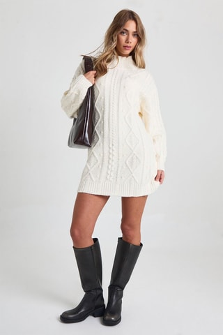 Robe pull - Ecru