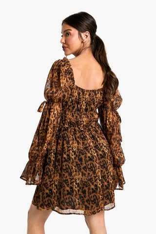 Robe patineuse - Marron clair