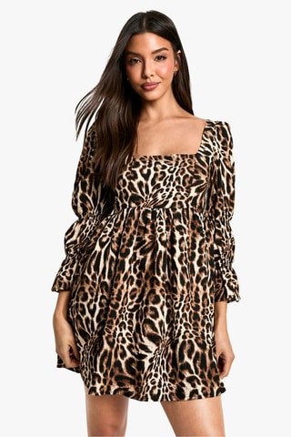Robe patineuse - Marron