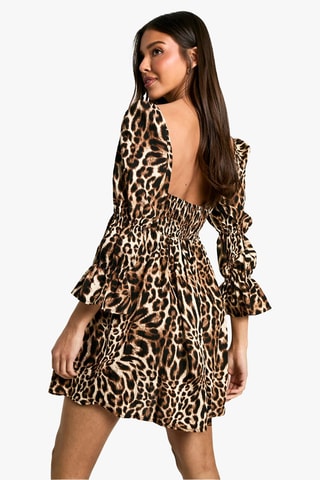 Robe patineuse - Marron