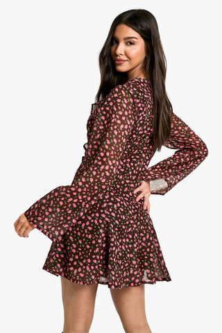 Robe patineuse - Marron