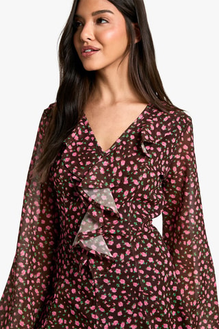 Robe patineuse - Marron