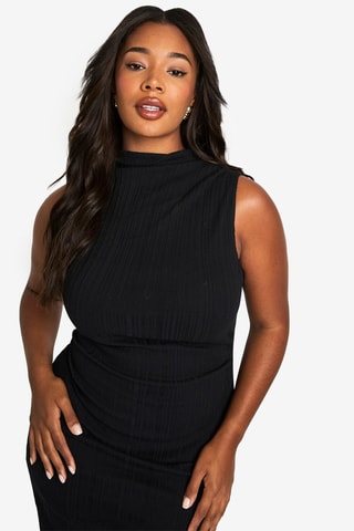 Robe midi - Noir
