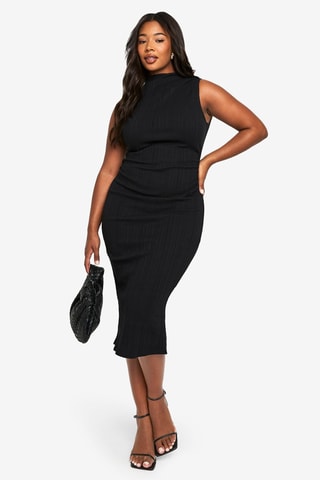 Robe midi - Noir